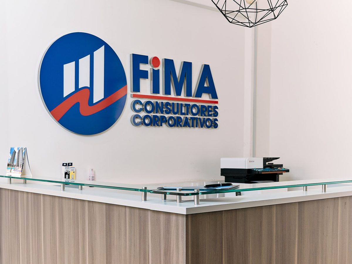 Recepción de las oficinas de FIMA Consultores Corporativos en León